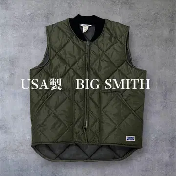 BIG SMITH USA제 퀼팅 베스트 충전솜 베스트 구제 의류 빈티지