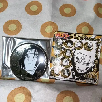 1588.NARUTO 이타치 우치하 이타치 캔뱃지 골든 캔뱃지