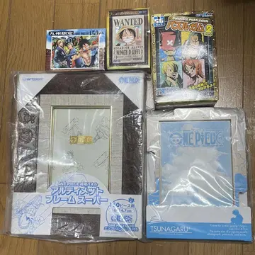 새상품 레어 ONE PIECE 프레임&슈퍼 미니 퍼즐 5개 세트 원피스