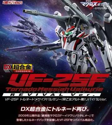 DX 초합금 VF-25F 토네이도 메시아 발키리 (사오토메 알토기)