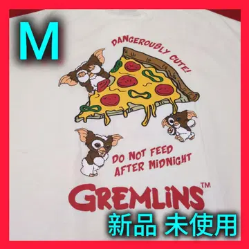 [ 새상품 ] 그렘린 기즈모 T셔츠 의류 반팔 피자 자수 남성용 M사이즈