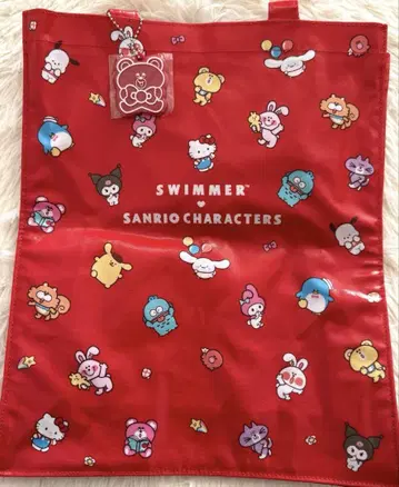 새상품 SWIMMER 산리오 캐릭터즈 토트백 키티