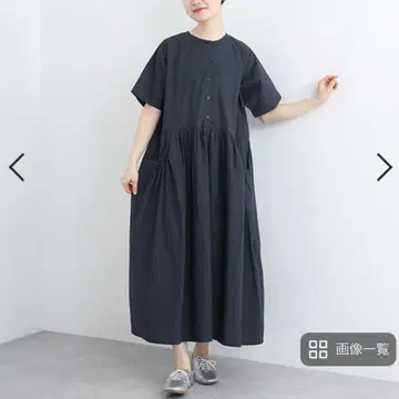 m.n ORB 포플린 개더 포켓 원피스 미사용