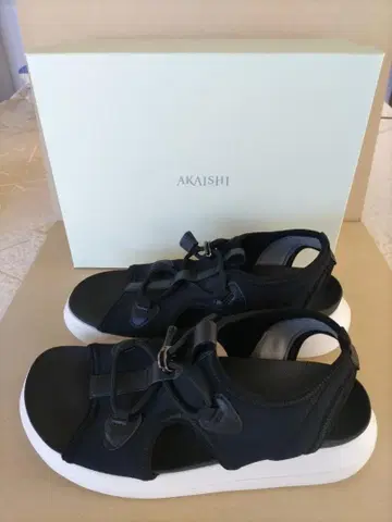 AKAISHI 아치 피터 복슬복슬 쿠션 샌들 S 22~22.5cm