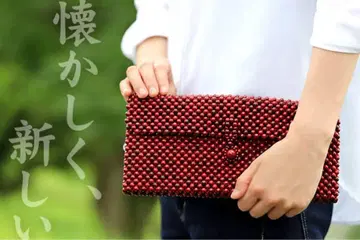 미사용 새상품! 레어 대나무 호랑이 대나무 클러치백