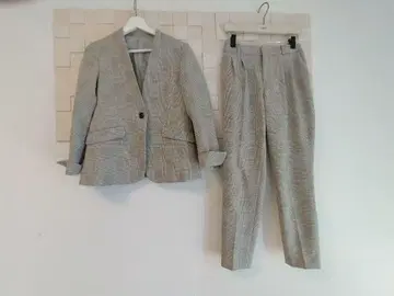 a.v.v 노카라 자켓 수트 셋업 S