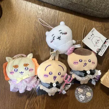 봉제 인형 캐릭터 4개 세트 치이카와 (먼작귀)