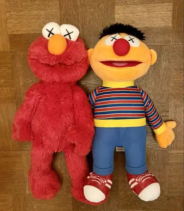 세서미 스트릿 KAWS 봉제 인형 어니 엘모