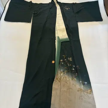 호몬기 다크 그린 꽃무늬