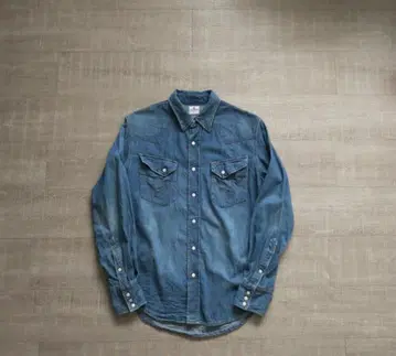 Wrangler 데님 웨스턴 셔츠 27MW 복각