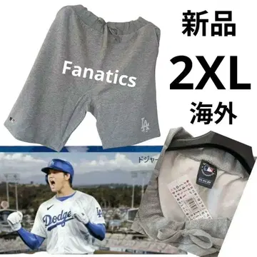 LA 로고 맨투맨 숏팬츠 그레이