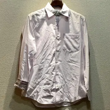 Paul Smith 폴스미스 꽃무늬 셔츠 M 스트라이프 퍼플