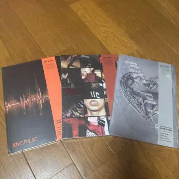 미개봉 새상품 TREASURE LOVE PULSE 3가지 형태 세트