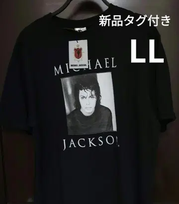택 포함 새상품 마이클 잭슨 T셔츠 LL