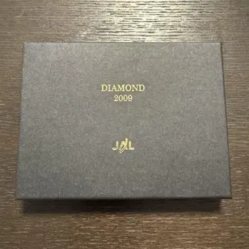JAL 2009 다이아몬드 회원 기념 키링 및 핸드폰 스트랩