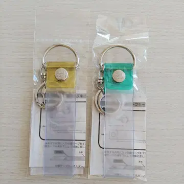 타워 레코드 은색 테이프 홀더 Yellow Green 세트