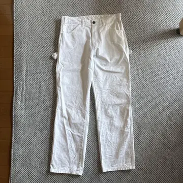 90s Dickies 화이트 페인터 팬츠 32 x 30 아메카지