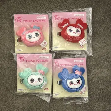 TWICE LOVELYS gigo 봉제 인형 헤어핀