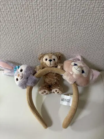 홍콩 디즈니 캐릭터 머리띠 봉제 인형
