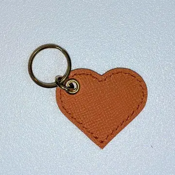 보엡손 키링 하트 오렌지 핸드메이드