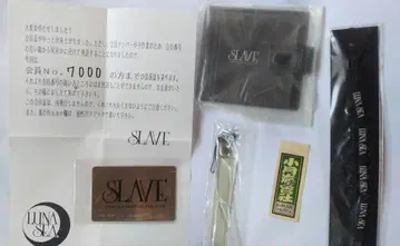 LUNA SEA SLAVE 회원증