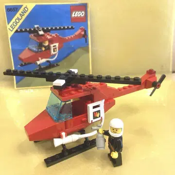 LEGO 6657 소방 헬리콥터 1985년