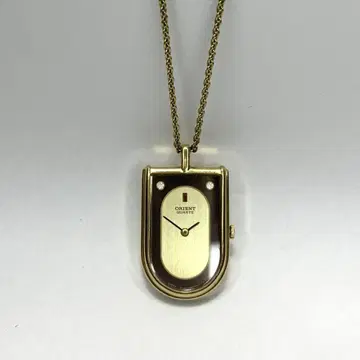 ORIENT 오리엔트 OM530411-10 펜던트 워치 골드