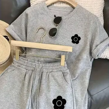 MARY QUANT 모티브 티셔츠 룸웨어 셋업