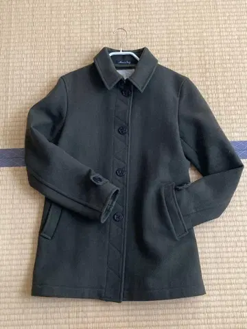올리브 그린 코트 UNITED ARROWS Pink Label