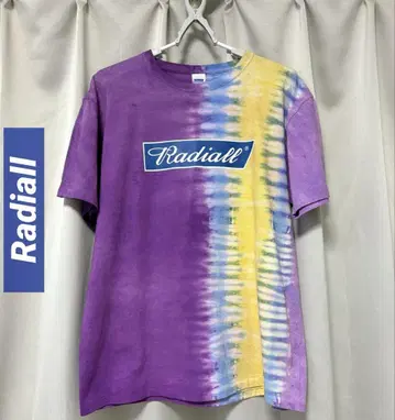 미사용 새상품 Radiall 라디얼 타이다이 패턴 T셔츠 택 포함 L