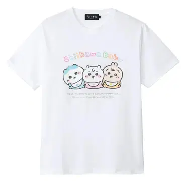 치이카와 (먼작귀) Chiikawa 베이비 T셔츠 트리오 화이트