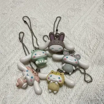 라떼색 동물 마스코트 5개 세트