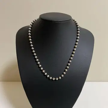 새상품급 Bill Wall Leather 라지 볼 체인 목걸이
