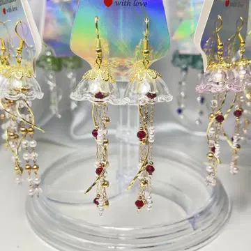 해파리 귀걸이