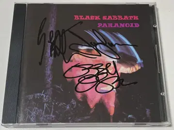 Black Sabbath Paranoid 사인 포함 CD