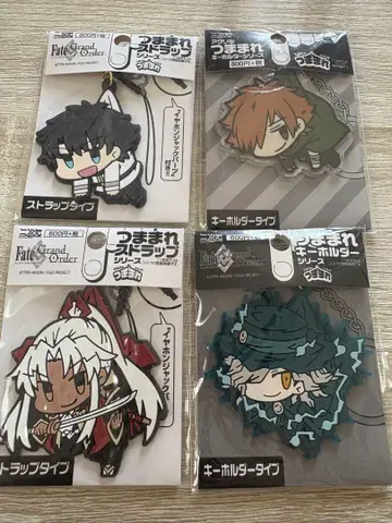 Fate/Grand Order 키링 스트랩 세트 4점