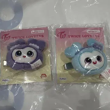 TWICE LOVELYS gigo 봉제 인형 헤어핀 사나 미나