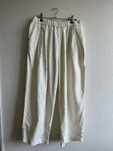 MORRIS&SONS 린넨 턱 팬츠