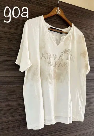 내추럴 빈티지 고아 키넥 반팔 티셔츠