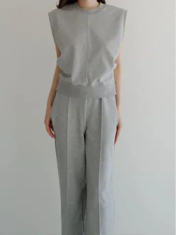 maison celon/side tuck sweat top
