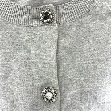 FRAY ID 프레이 아이디 가디건 비쥬 버튼 실크 혼방