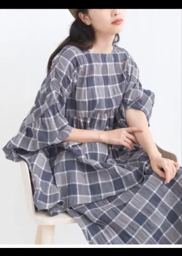lupilien 체크 그레이 스커트