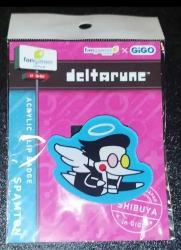 [ deltarune ] 아크릴 클립 배지 스팸톤 게이머구이 GIGO
