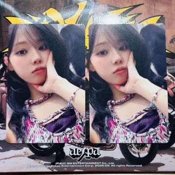 aespa Rich Man 윈터 트레이딩 카드 HMV 특전 2장