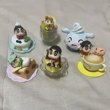 짱구는 못말려 오라와 만복 스위츠 피규어 6개 세트