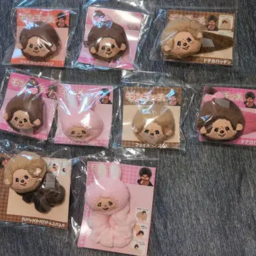 몽치치 스크런치 머리끈 헤어 클립 빅 패치 마스코트