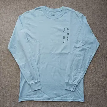 LOOSE JOINTS 롱 T셔츠 백 프린트 블루 계열 일본제