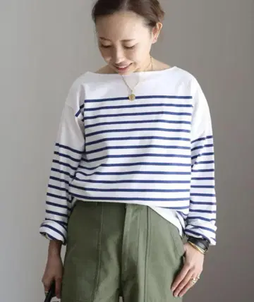 Deuxieme Classe 코코 스트라이프 티셔츠 No.4