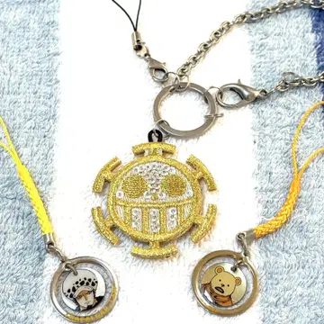 ONEPIECE 원피스 굿즈 트라팔가 로우 스트랩 참 3세트