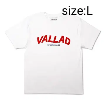 VALLAD WAVELOGO TEE WHT L